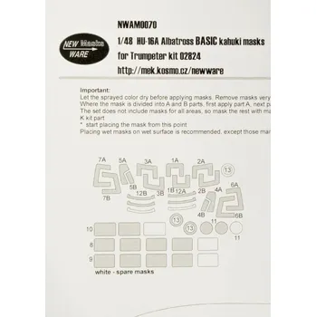 Plastikový model 1/48 Mask HU-16 Albatross BASIC (TRUMP)