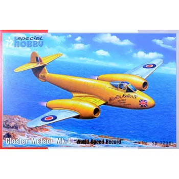 Plastikový model 1/72 Gloster Meteor Mk.4 'World Speed Record'
