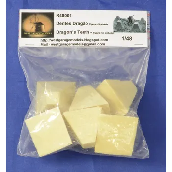 Plastikový model 1/48 Dragon's teeth (resin set)