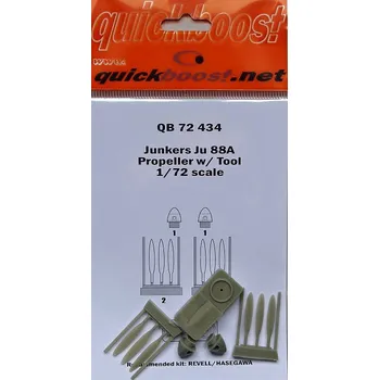 Plastikový model 1/72 Ju 88A propeller w/tool (REV/HAS)