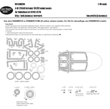 Plastikový model 1/48 Mask A-6E (TRAM) Intruder BASIC (HOBBYB)