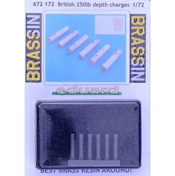 Plastikový model BRASSIN 1/72 British 250lb depth charges