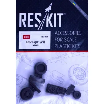 Plastikový model 1/48 M.D. F-15 (A/B) 'Eagle' wheels set (ACAD,ITA)