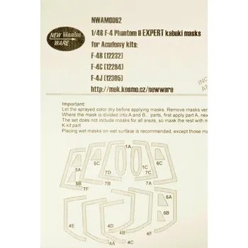 Plastikový model 1/48 Mask F-4 Phantom II EXPERT (ACAD)