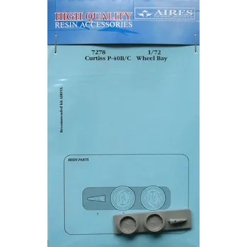 Plastikový model 1/72 Curtiss P-40B/C wheel bay (AIRFIX)