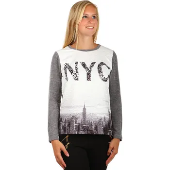 Dámská mikina Glara Dámská mikina NYC bez kapuce 74074