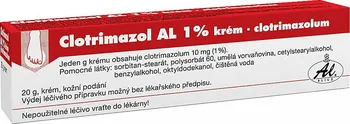 Lék na kožní problémy, vlasy a nehty Clotrimazol AL 1 % 0,01 g/g