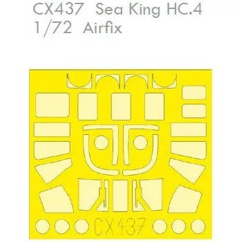 Plastikový model Mask 1/72 Sea King HC.4 (AIRF)