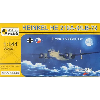 Plastikový model 1/144 Heinkel He 219A-0/LB-79 (4x camo)