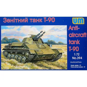 Plastikový model 1/72 T-90 Anti-aircraft tank