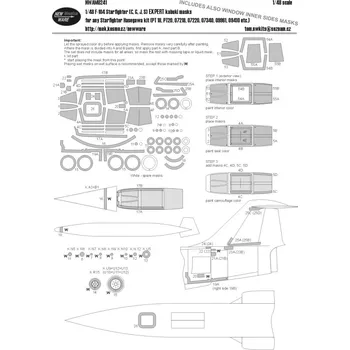 Plastikový model 1/48 Mask F-104 Starfighter C,G,J,S EXPERT (HAS)