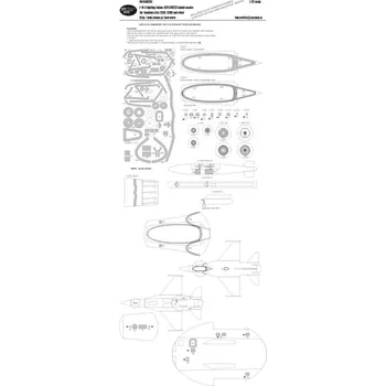 autíčko 1/32 Mask F-16C Fighting Falcon ADVANCED (ACAD)