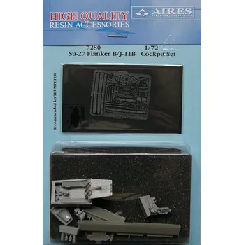 Plastikový model 1/72 Su-27 Flanker B/J-11B cockpit set (TRUMP)