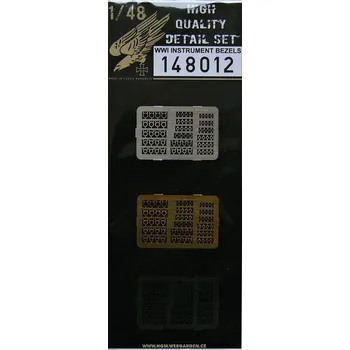 Set školních potřeb 1/48 Instrument bezels WWI - 3 pcs. (PE set)