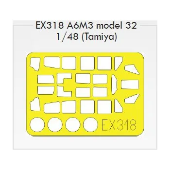 Plastikový model Mask 1/48 A6M3 model 32 (TAM)