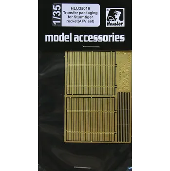 Plastikový model 1/35 Transfer packaging for Sturmtiger rocket(AFV)
