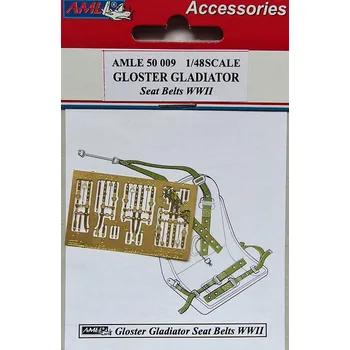Modelářství 1/48 Seatbelts WWII Gloster Gladiator