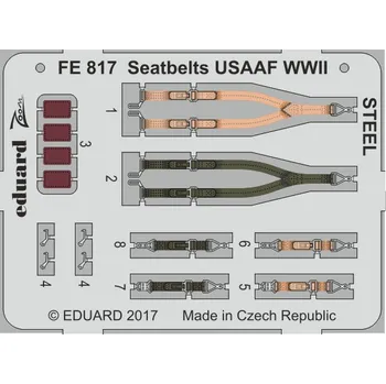 Plastikový model 1/48 Seatbelts USAAF WWII STEEL