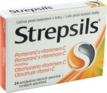 Strepsils Pomeranč s vitamin.C 24 tbl.