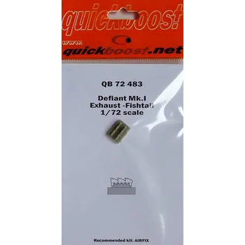 Plastikový model 1/72 Defiant Mk.I exhaust - fishtail (AIRF)
