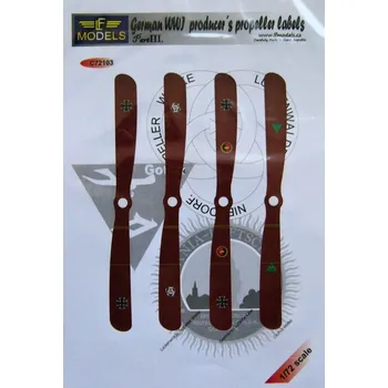 Plastikový model 1/72 Decals German WWI propeller labels - Part III