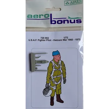 Plastikový model 1/72 U.S.A.F. fighter pilot - Vietnam war 1960-75