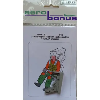 Plastikový model 1/48 US Navy fighter pilot with ejection seat