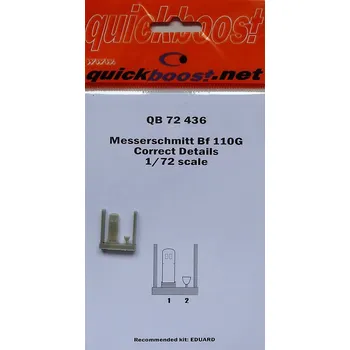 Plastikový model 1/72 Bf 110G correct details (EDU)