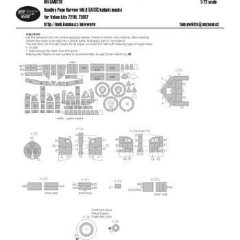 Plastikový model 1/72 Mask H.P. Harrow Mk.II BASIC (VALOM)