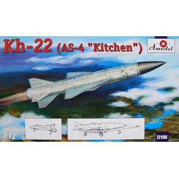 Plastikový model 1/72 X-22 (Kh-22) - AS-4 'Kitchen'