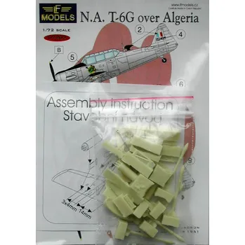 Plastikový model 1/72 Conv.Set N.A. T-6G over Algeria (w/ decals)