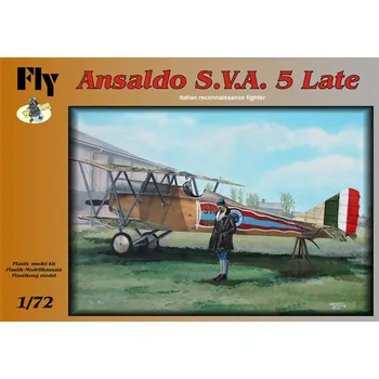 Plastikový model 1/72 Ansaldo SVA 5 Late (Italian Reconn.Fighter)