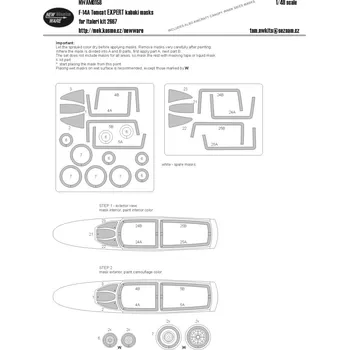 Plastikový model 1/48 Mask F-14A Tomcat EXPERT (ITAL 2667)