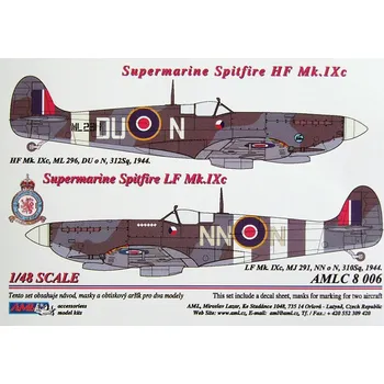 Plastikový model 1/48 Masks S.Spitfire Mk.IXC (DUoN, NNoN)