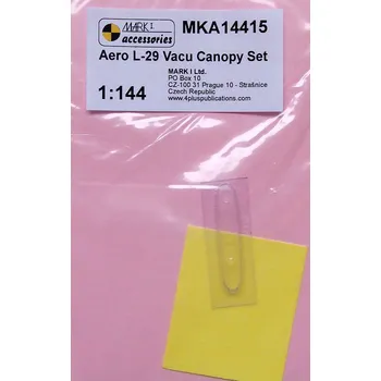 Plastikový model 1/144 Aero L-29 Vacu canopy & mask
