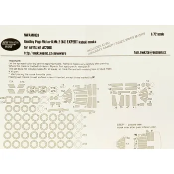 Plastikový model 1/72 Mask HP Victor B.Mk.2 EXPERT (AIRFIX A12008)