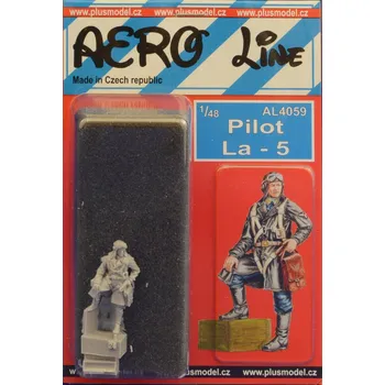 Plastikový model 1/48 Pilot La-5 (1 fig.)