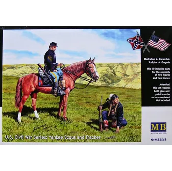 Plastikový model 1/35 Yankee Scout and Tracker (U.S. Civil War)