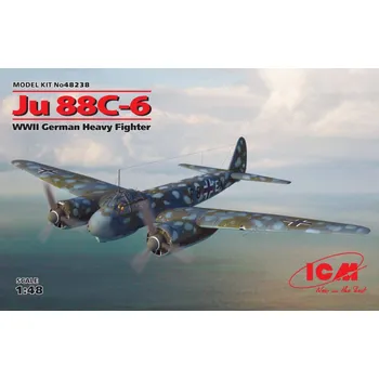 Plastikový model 1/48 Junkers Ju 88C-6 German Heavy Fighter WWII