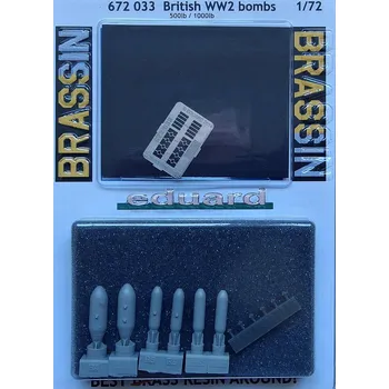 Plastikový model BRASSIN 1/72 British WW2 bombs