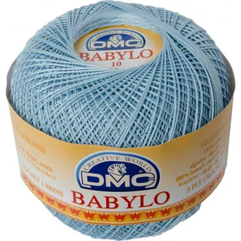 Příze Příze Babylo 50g, síla 10, bledě modrá - odstín 800