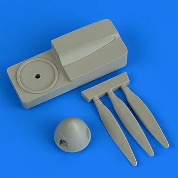 Plastikový model Quickboost 1/48 Ju 87B Stuka Jumo propeller w/tool (AIRF)