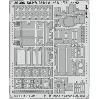 Plastikový model Eduard 1/35 Sd.Kfz 251/1 Ausf.A (ICM)