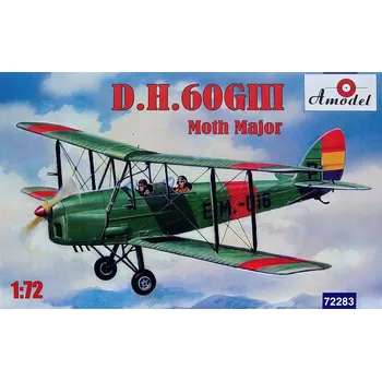 Plastikový model 1/72 D.H. 60GIII Moth Major