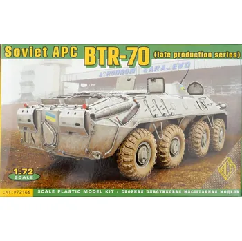 Plastikový model 1/72 BTR-70 Soviet armored person.carrier (late)