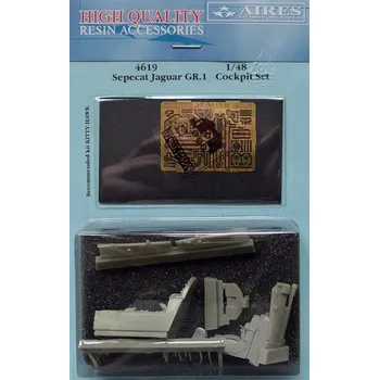 Plastikový model 1/48 Sepecat Jaguar GR.1 cockpit set (KITTYH)