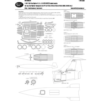 Plastikový model 1/48 Mask F-104 Starfighter C,G,J,S ADVANCED (HAS)