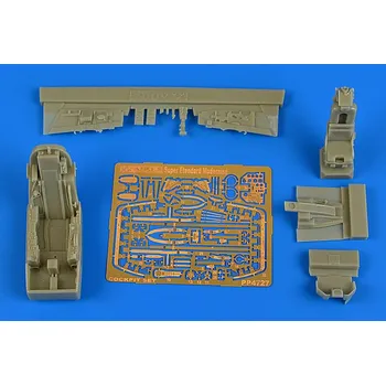 Plastikový model Aires 1/48 Super Etendart SEM cockpit set