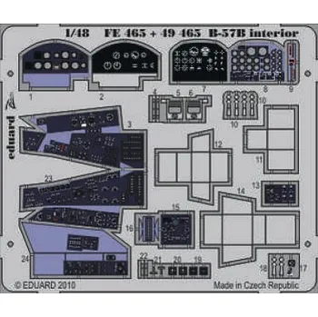 Plastikový model 1/48 B-57B interior S.A. (AIRF)