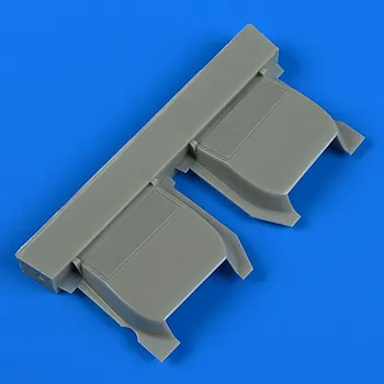 Plastikový model Quickboost 1/48 Bf 109E correct radiators (EDU)